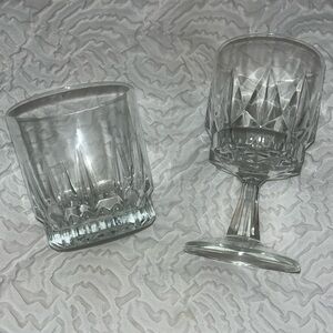 Arcoroc crystal glass set
